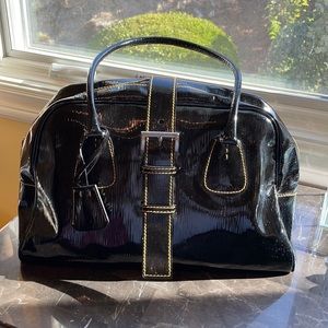 Prada Black patent leather bag